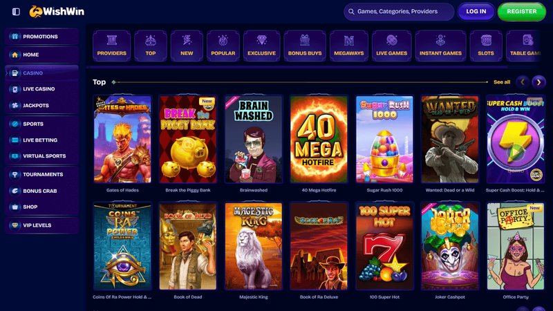 Explore wishwin casino app